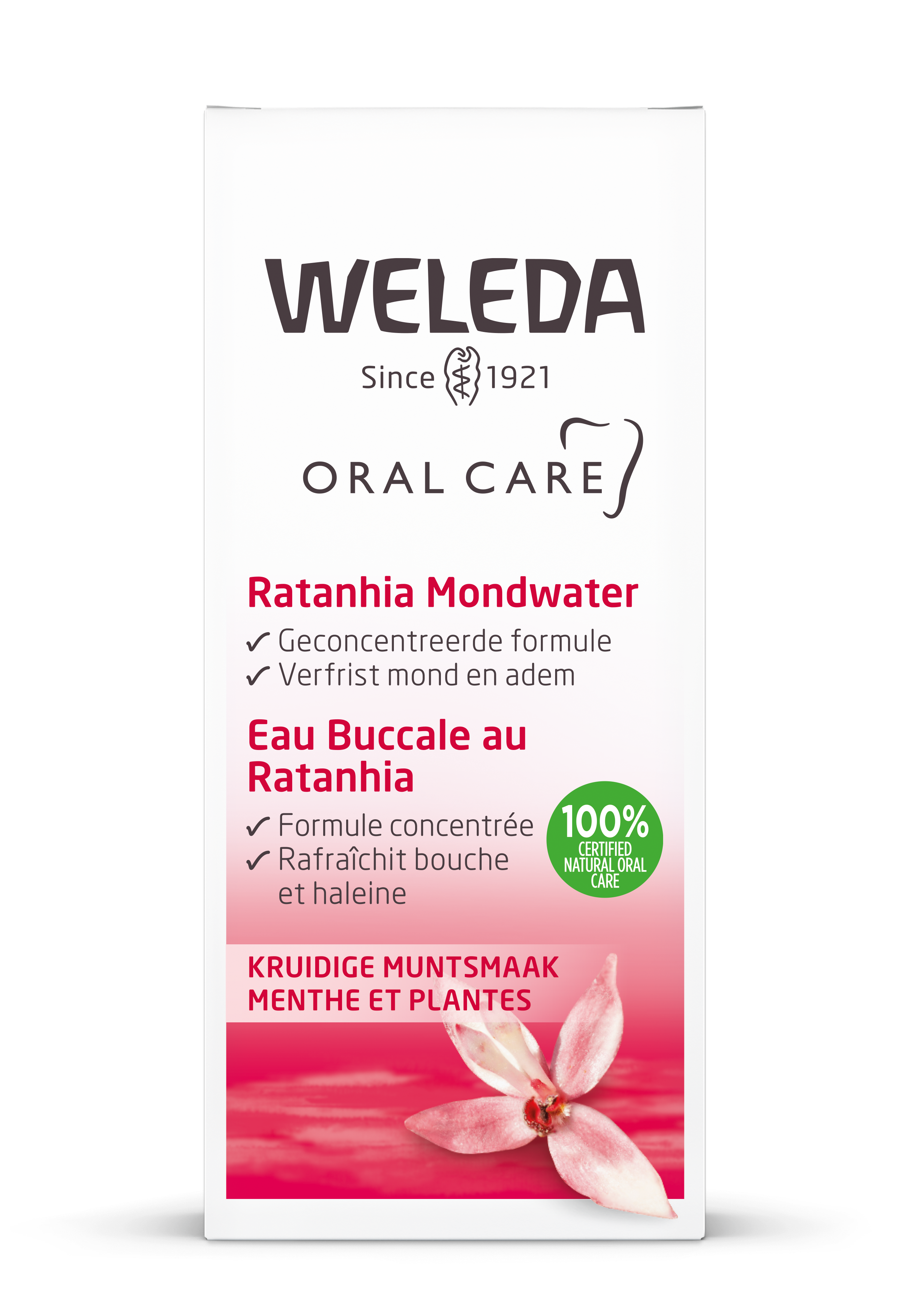 Weleda Oral care ratanhia mondwater 50 Milliliter