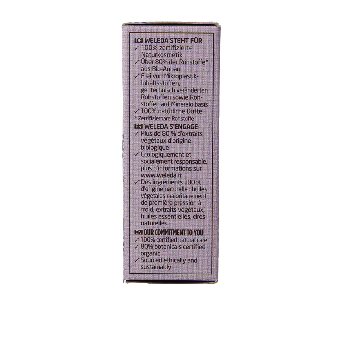 Weleda Shower bar lavender + vetiver 75.00 Gram