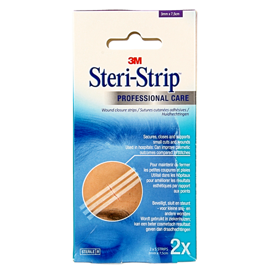 3M Steristrips 3mm x 75mm 2x5 strips 2 Stuks