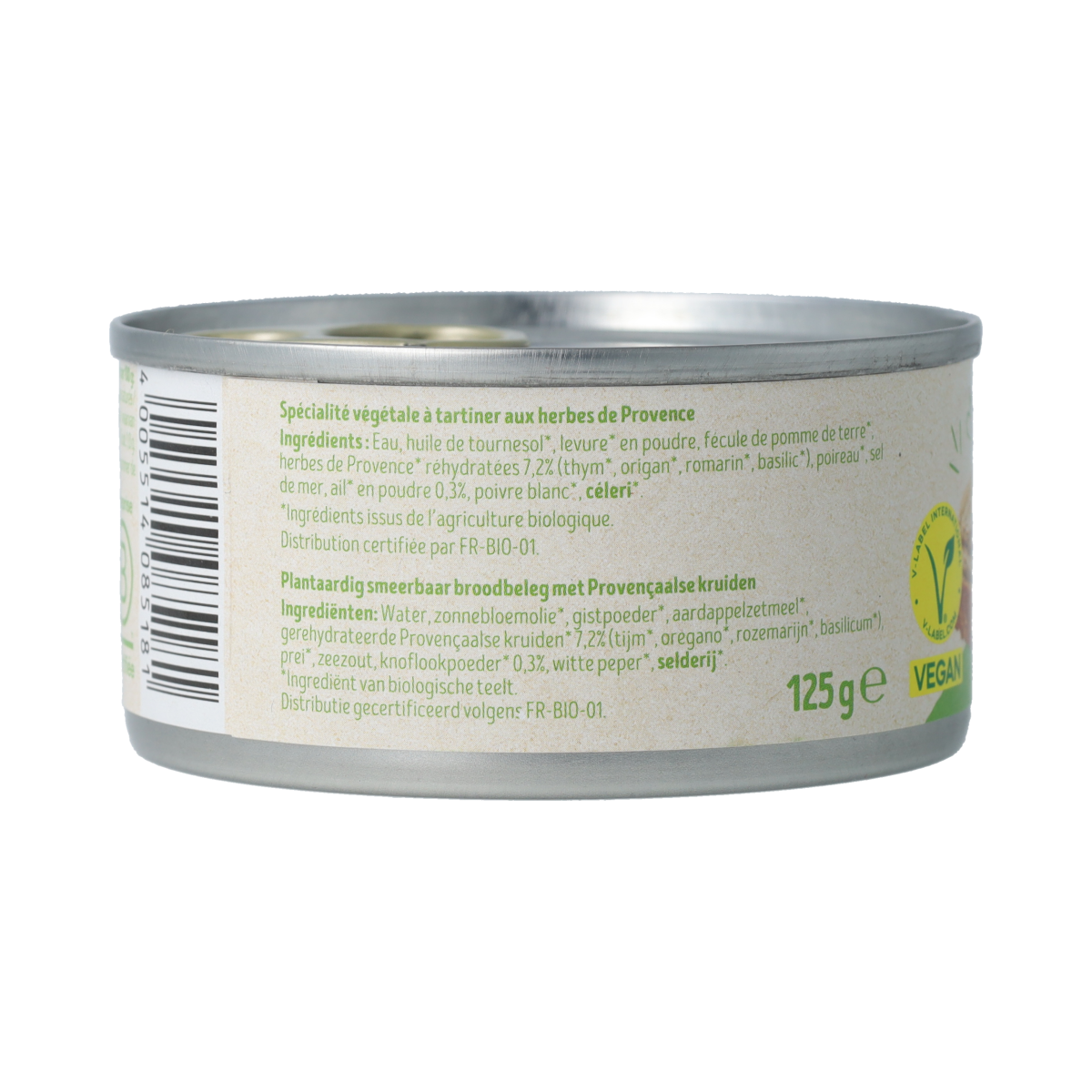 Tartex Pate provencaalse kruiden bio 125.00 Gram