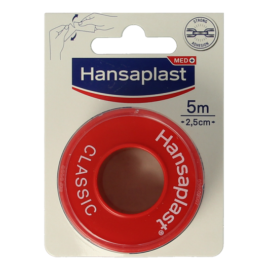 Hansaplast Hechtpleister classic 5m x 2.5cm 1.00 Stuks