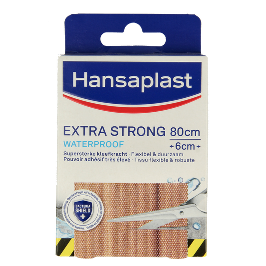 Hansaplast Extra strong waterproof pleisters 8.00 Stuks