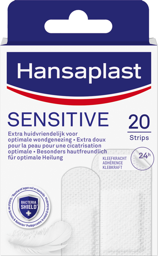 Hansaplast Sensitive strips 20.00 Stuks