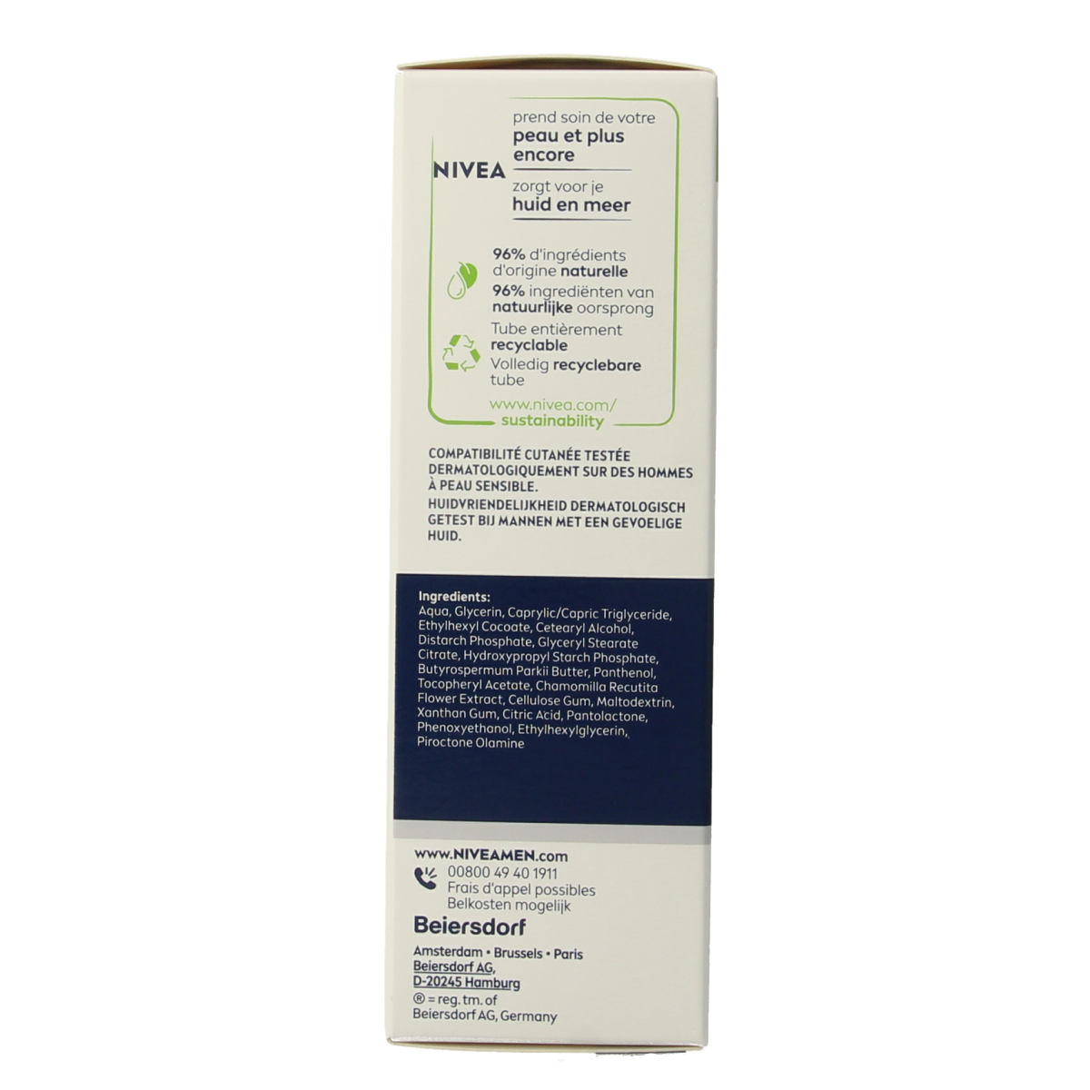 Nivea Men gezichtscreme sensitive 75.00 Milliliter