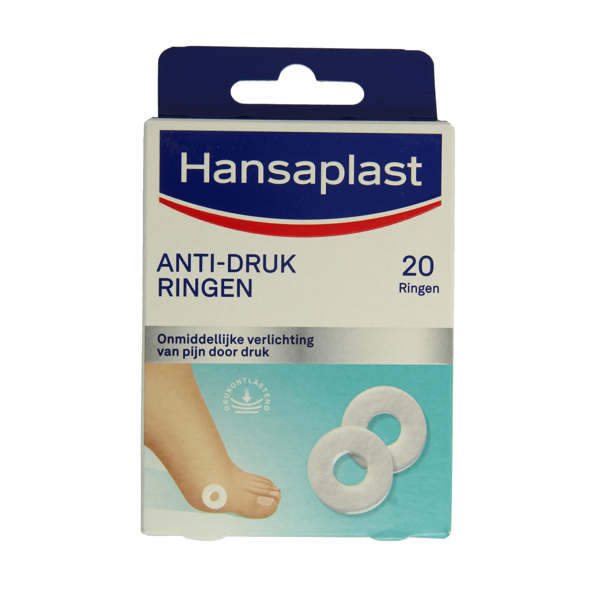 Hansaplast Voet anti-drukring likdoorn- en eeltpleisters, 20 stuks in verpakking