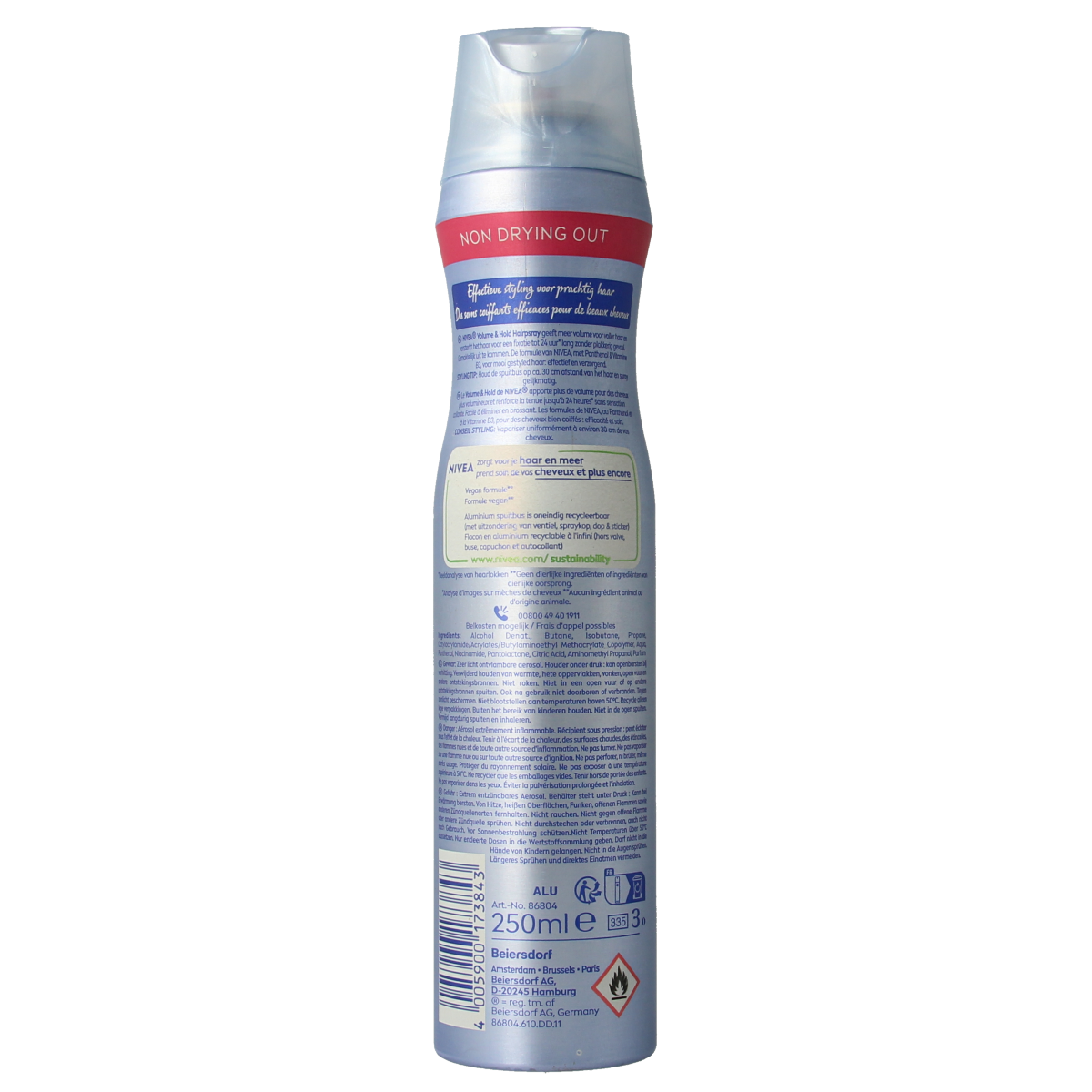 Nivea Styling spray volume care 250.00 Milliliter