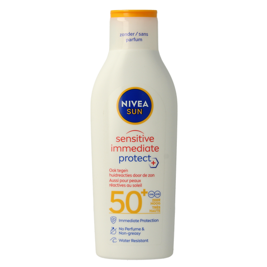 Nivea Sun sensitive zonnemelk SPF50+ 200.00 Milliliter