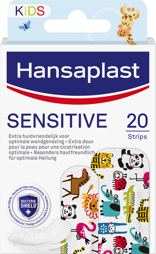 Hansaplast Sensitive kids 20.00 Stuks