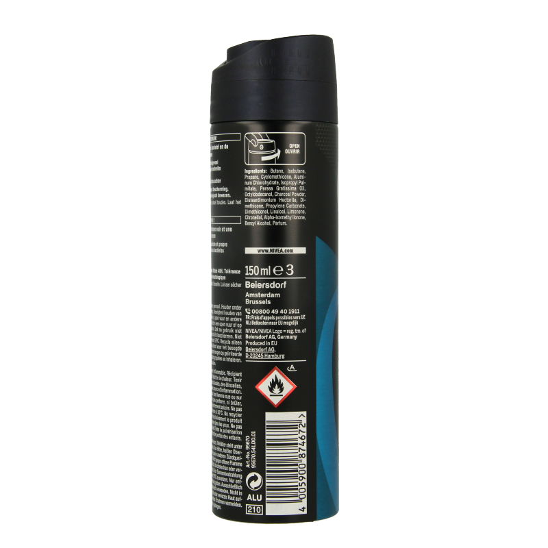 Nivea Men deodorant spray deep beat 150 Milliliter