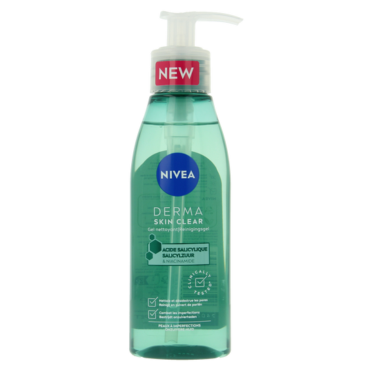 Nivea Derma skin clear wash gel 150.00 Milliliter