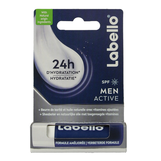 Labello Men active blister SPF15 4.80 Gram