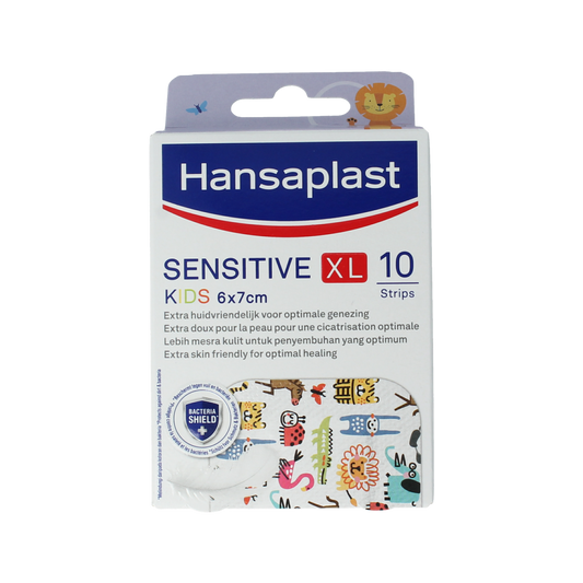 Hansaplast Sensitive kids XL 10.00 Stuks