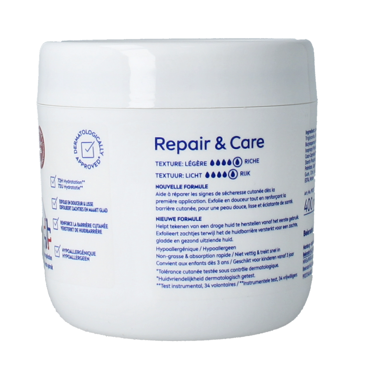 Nivea Body repair & care urea creme 400.00 Milliliter
