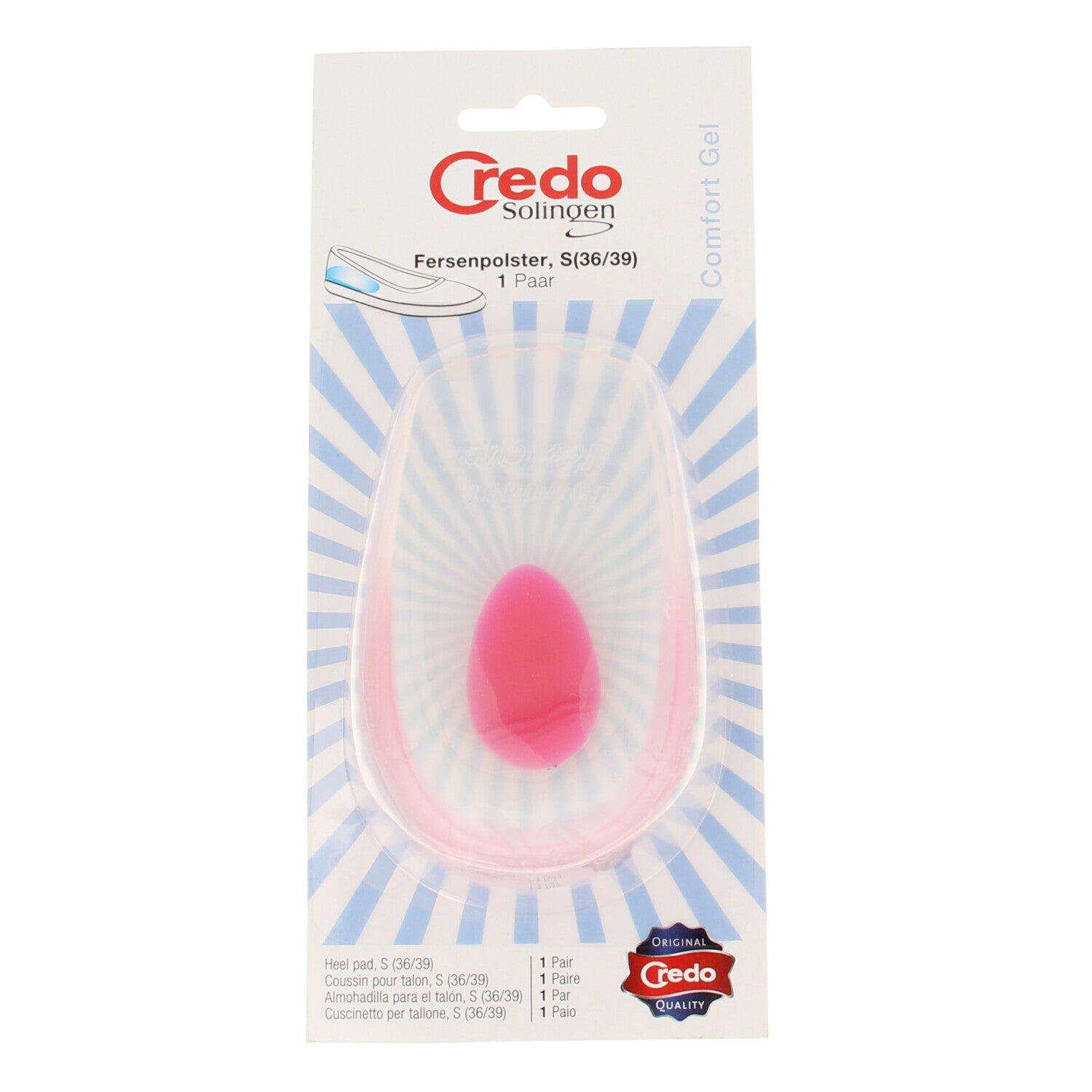 Credo Gel hielkussen 36-39 1.00 Paar