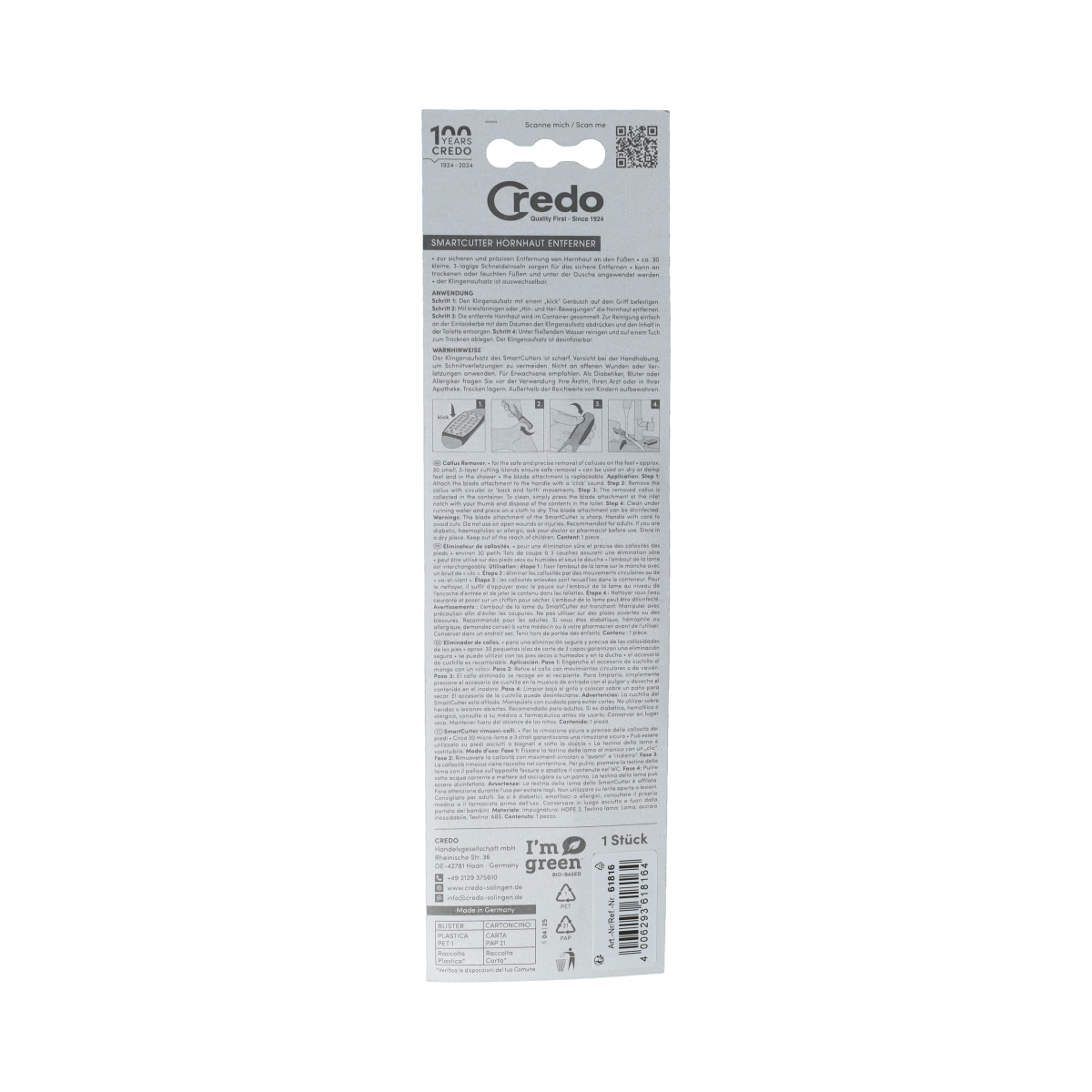 Credo Blacklabel smartcutter + extra mesje 1.00 Stuks