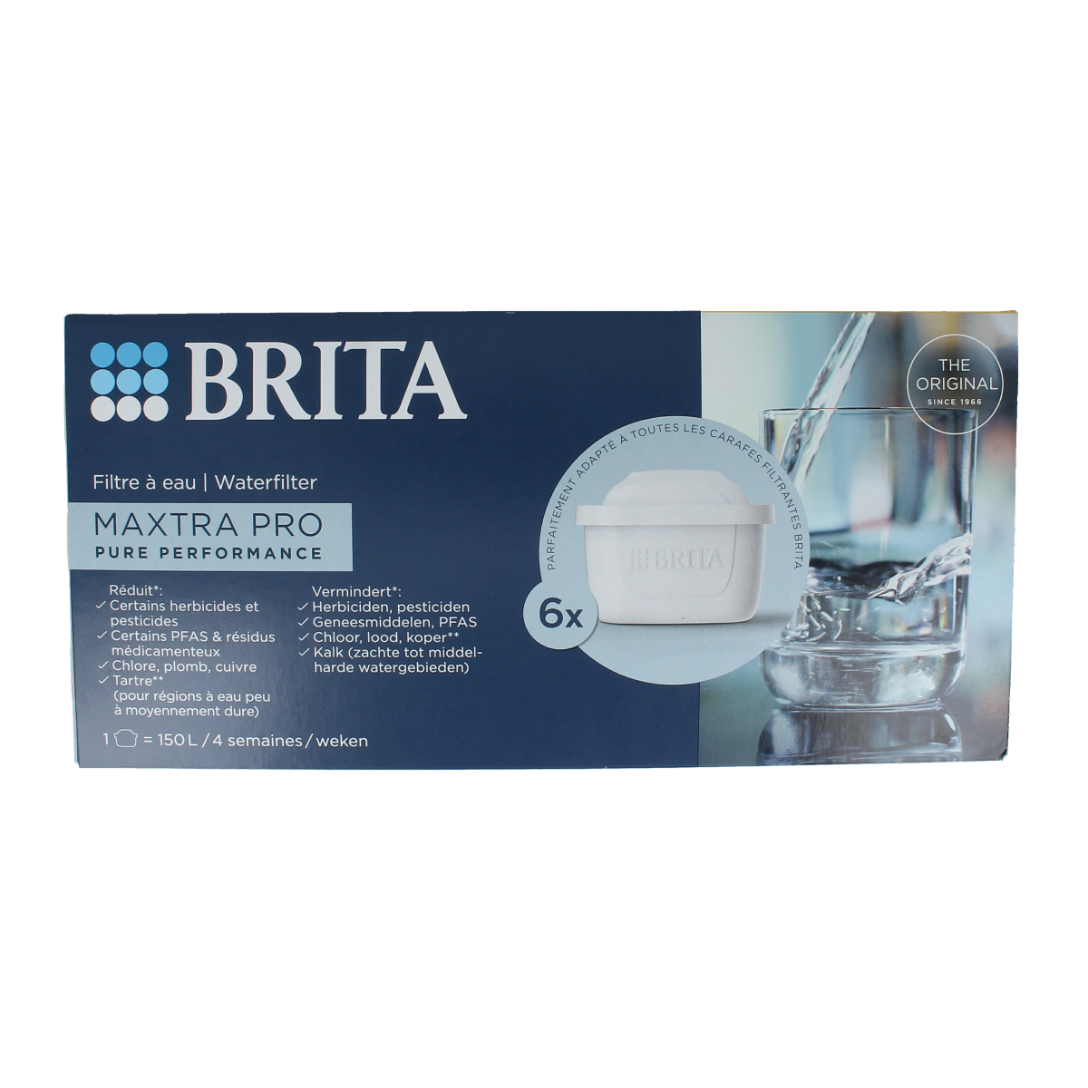 Brita Waterfilterpatroon maxtra pro all-in-1 6-pack 6.00 Stuks