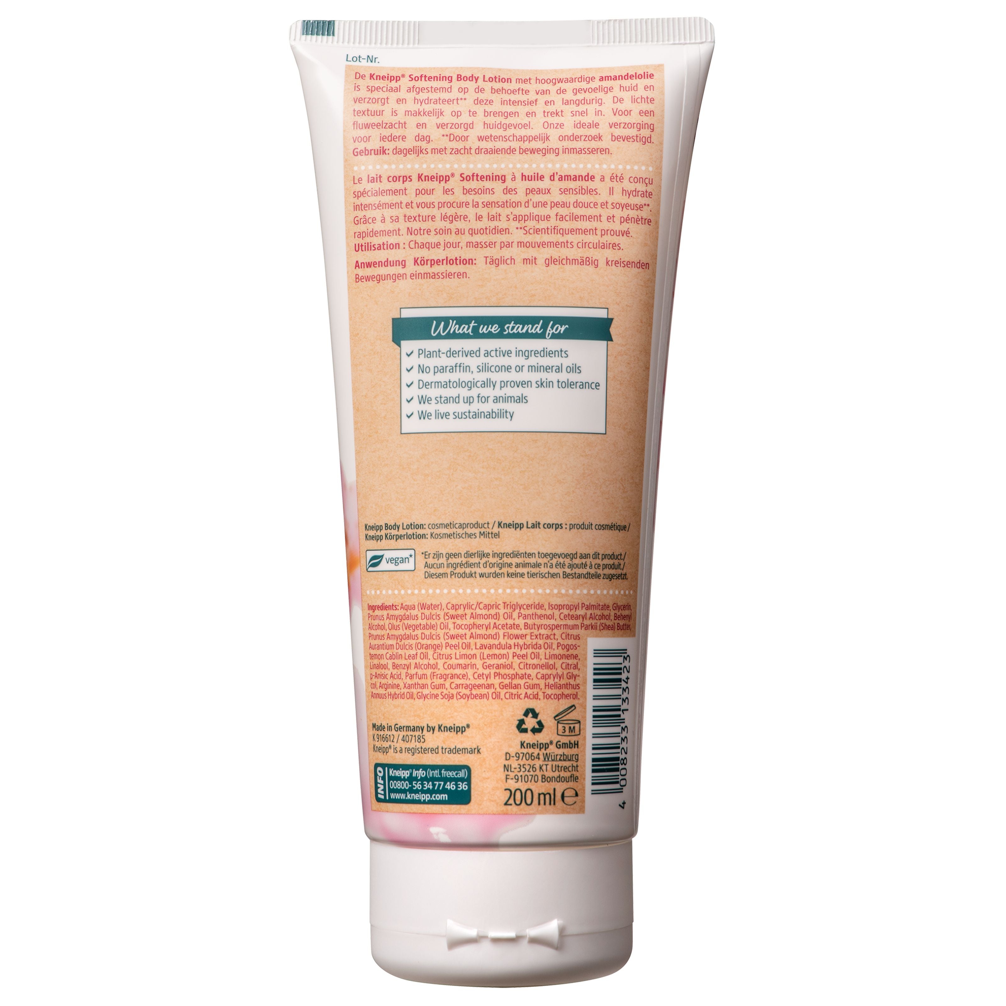 Kneipp Soft skin softening bodylotion amandelbloesem 200 Milliliter