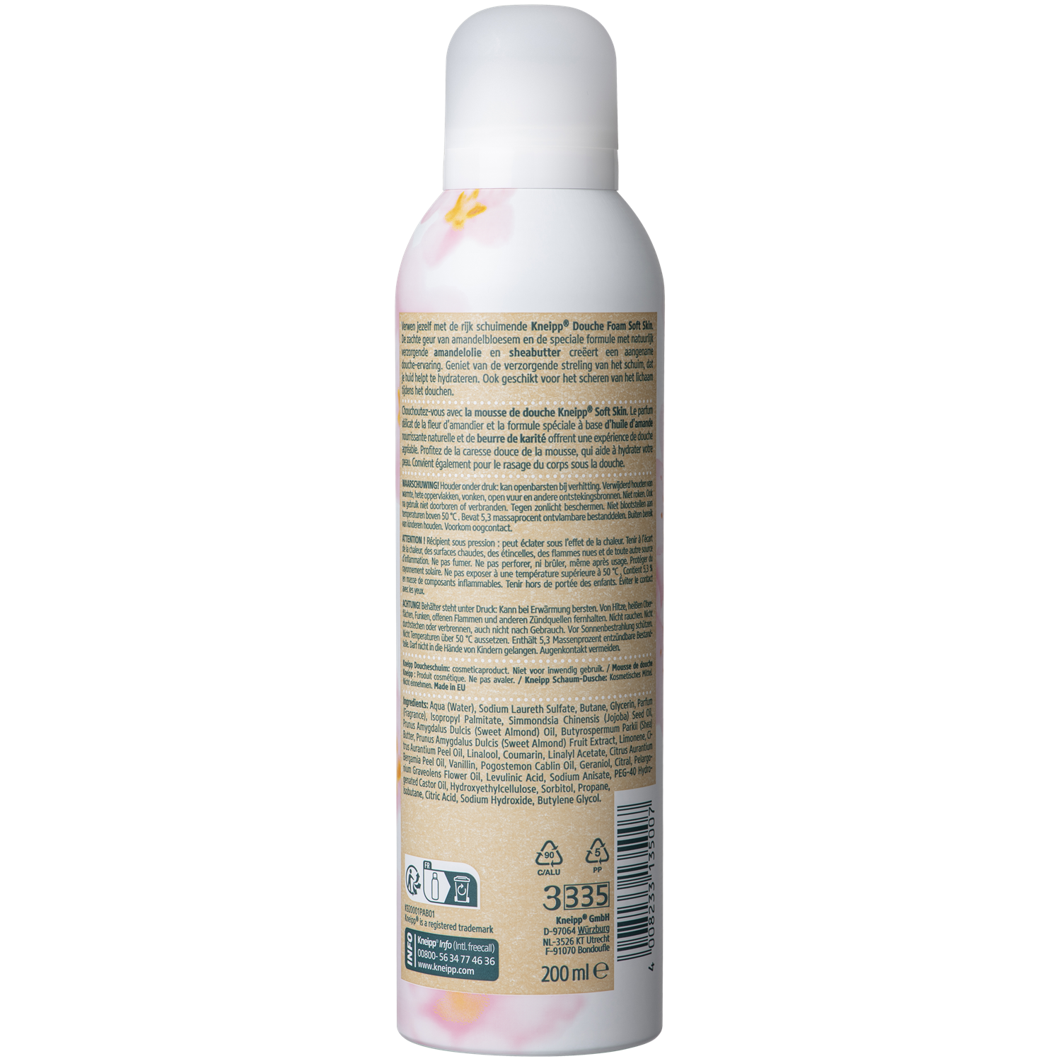 Kneipp Douche foam Soft Skin 200.00 Milliliter
