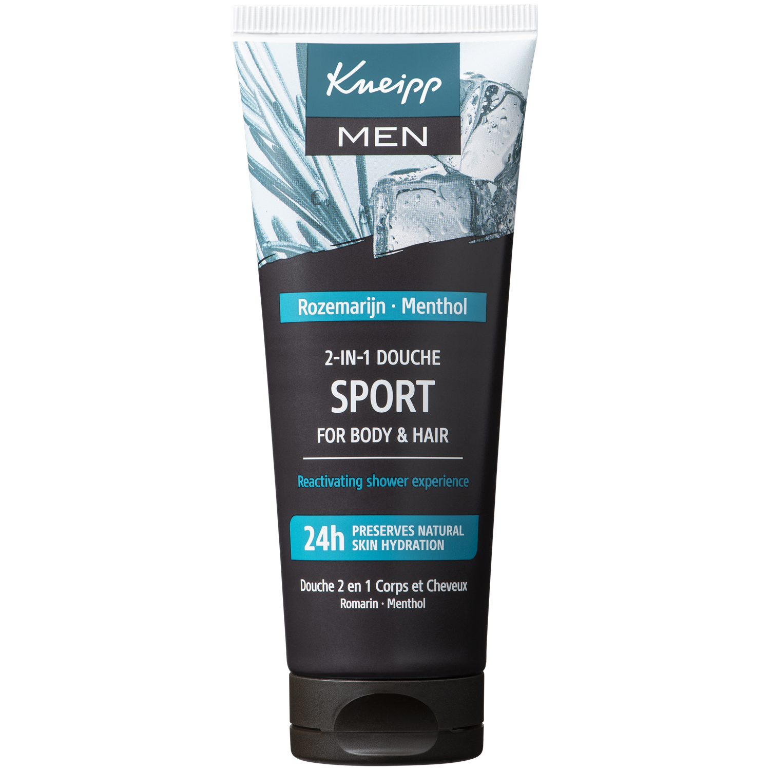 Kneipp Mini 2-in-1 Men Douchegel & Shampoo Sport, 75 ml tube