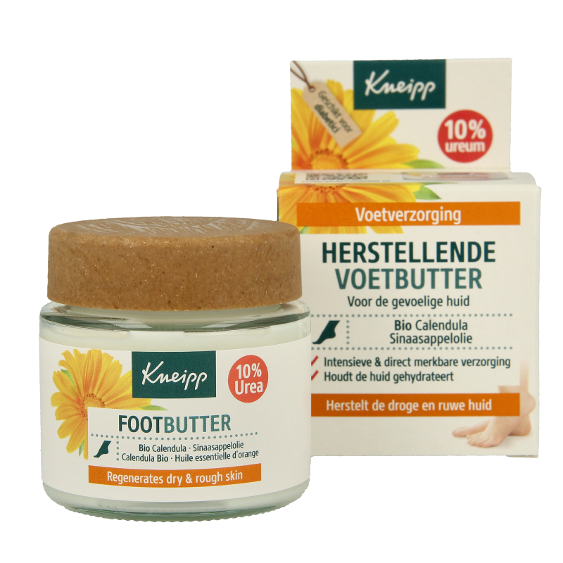Kneipp Foot care voetbutter calendula sinaasappelolie 100 Milliliter