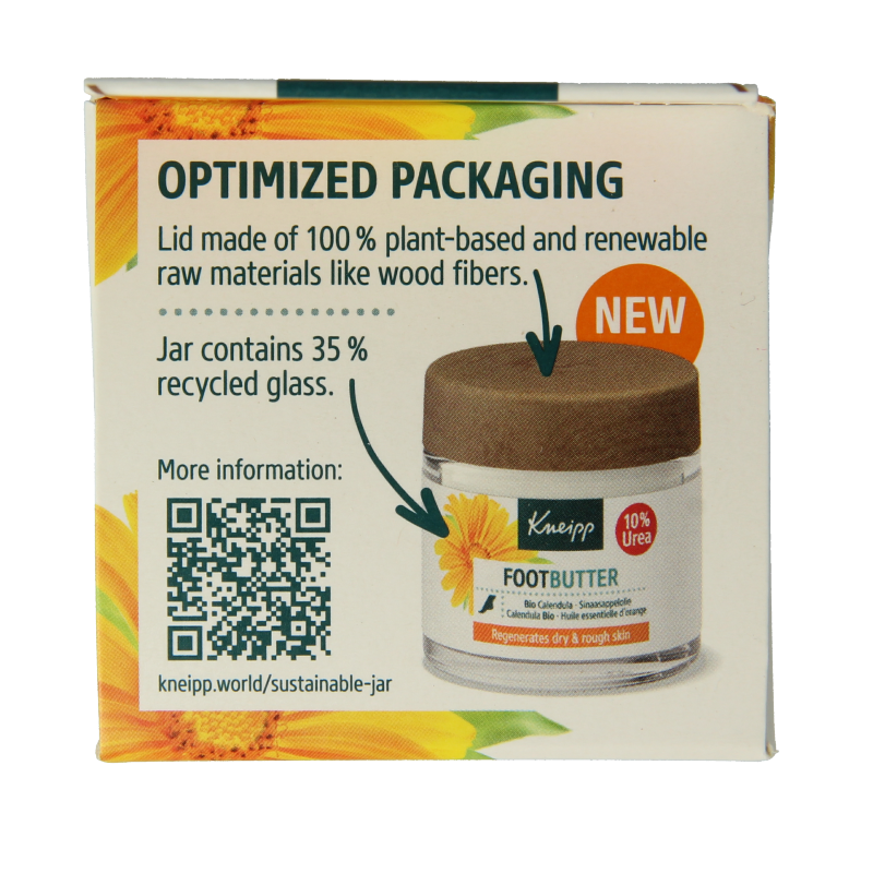 Kneipp Foot care voetbutter calendula sinaasappelolie 100 Milliliter