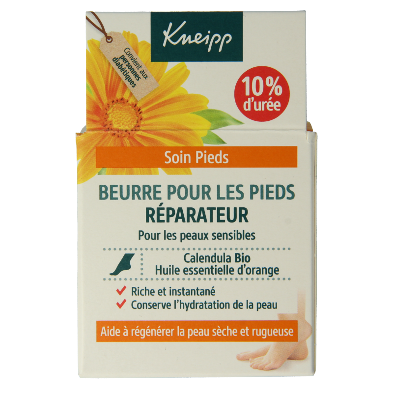 Kneipp Foot care voetbutter calendula sinaasappelolie 100 Milliliter