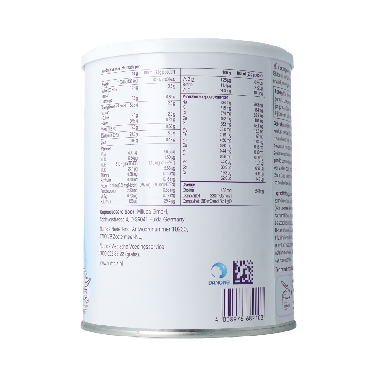 Nutridrink Neutraal poeder 670.00 Gram