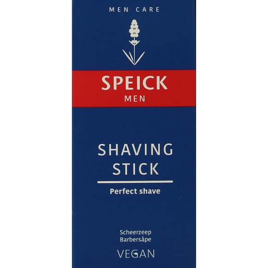 Speick Man scheerzeep stick 50g, natural shaving soap in a compact stick for smooth shaving and skin care.