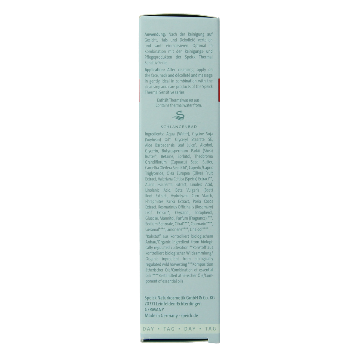 Speick Thermal sensitive dagcreme 50 Milliliter