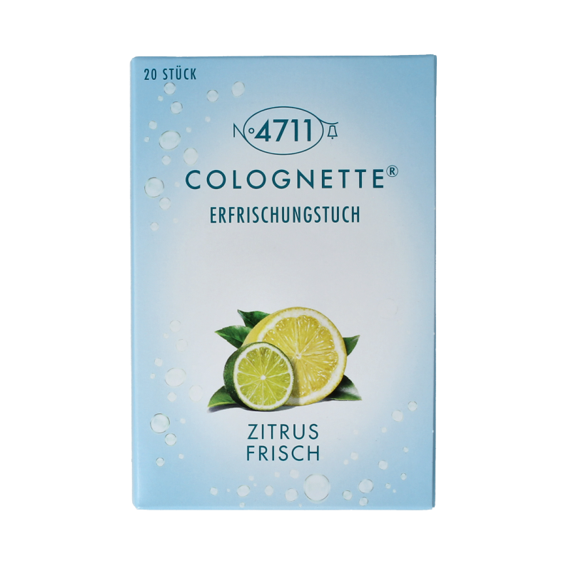 4711 Colognette tissues citrus 20 Stuks