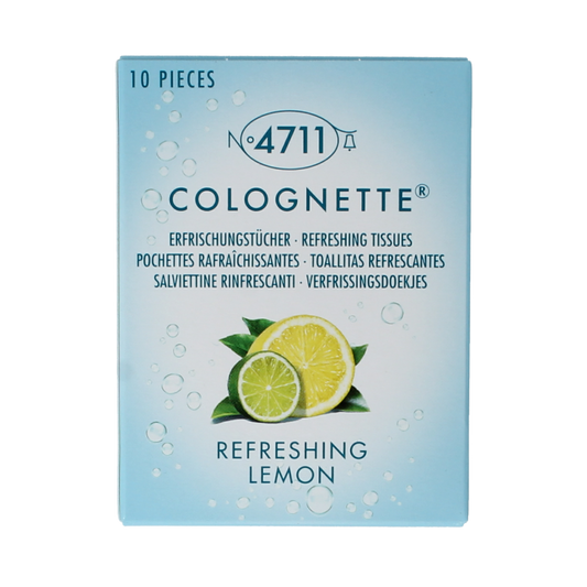 4711 Colognettes tissues lemon 10 Stuks