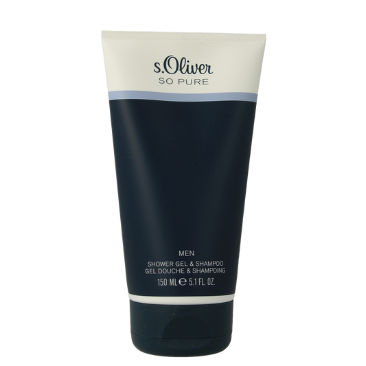 S Oliver So pure men showergel & shampoo 150.00 Milliliter