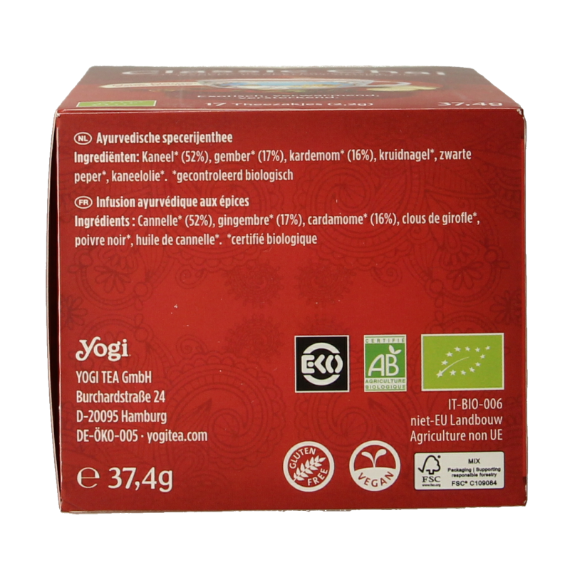 Yogi Tea Classic chai bio 17 Zakjes