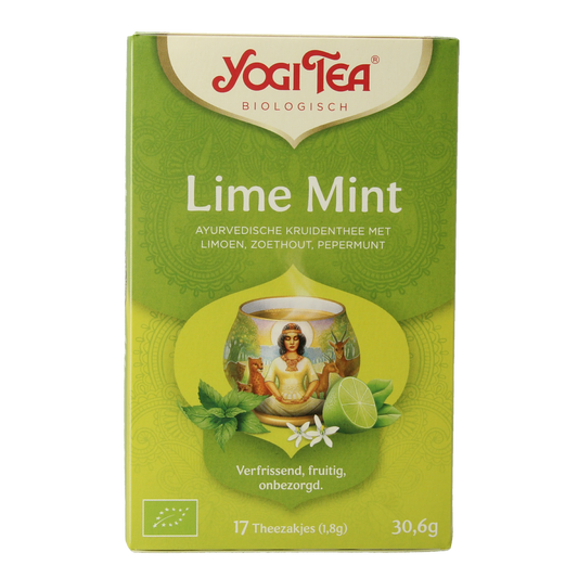 Yogi Tea Lime mint bio 17.00 Zakjes
