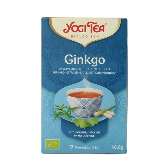 Yogi Tea Ginkgo bio 17.00 Zakjes