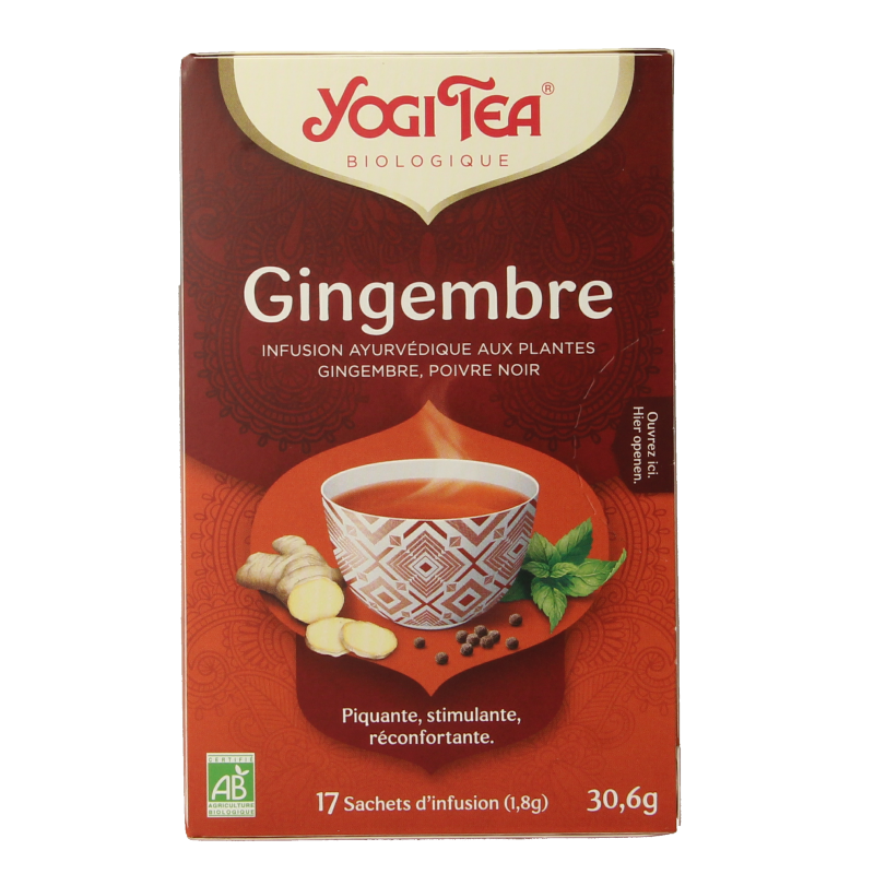 Yogi Tea Ginger bio 17 Zakjes