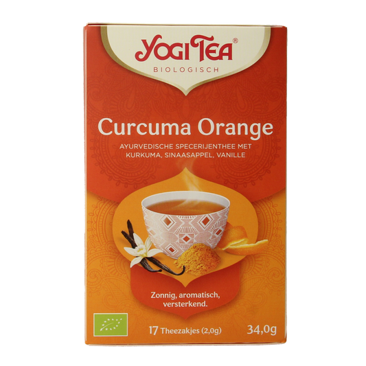 Yogi Tea Curcuma orange bio 17.00 Zakjes