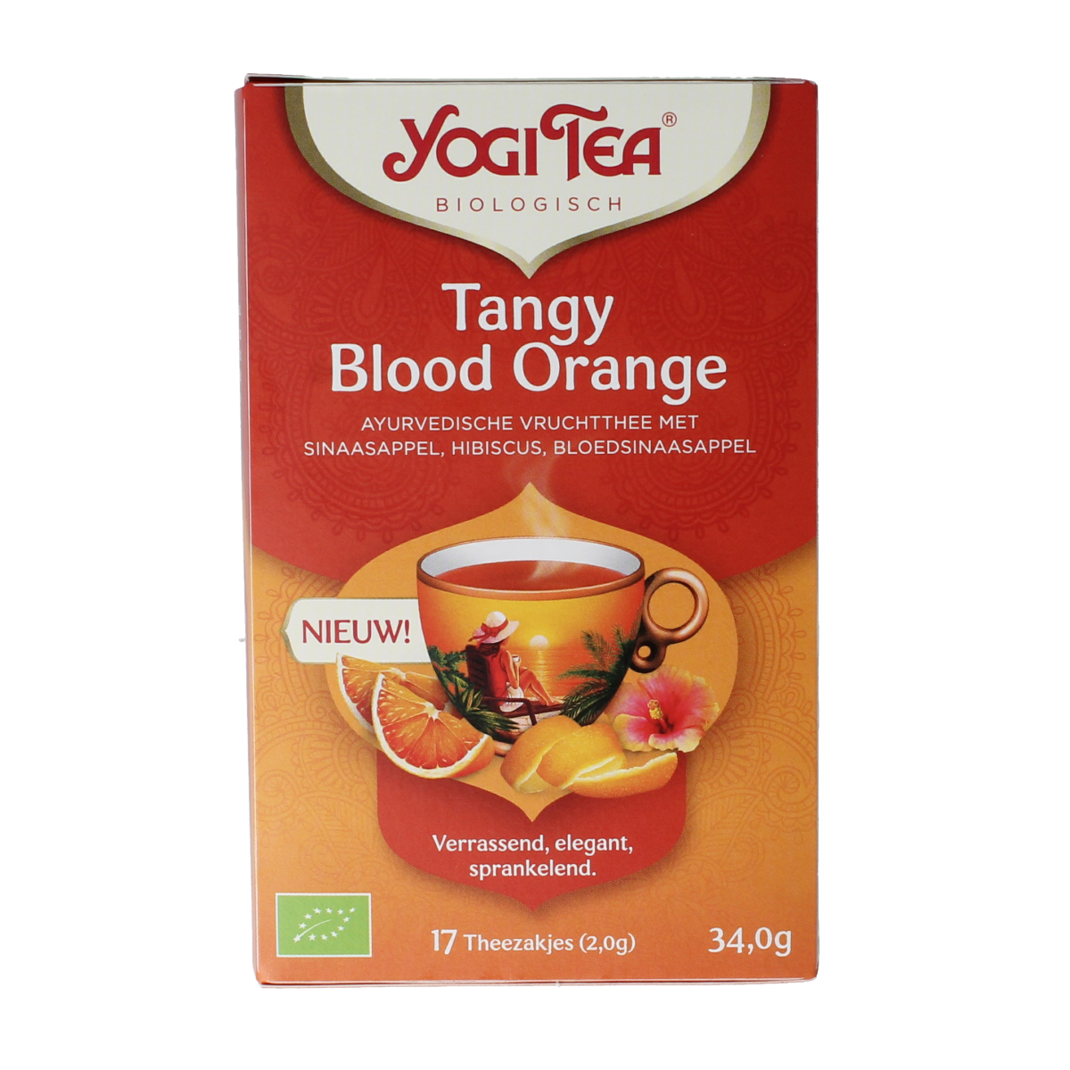 Yogi Tea tangy blood orange bio 17.00 Zakjes