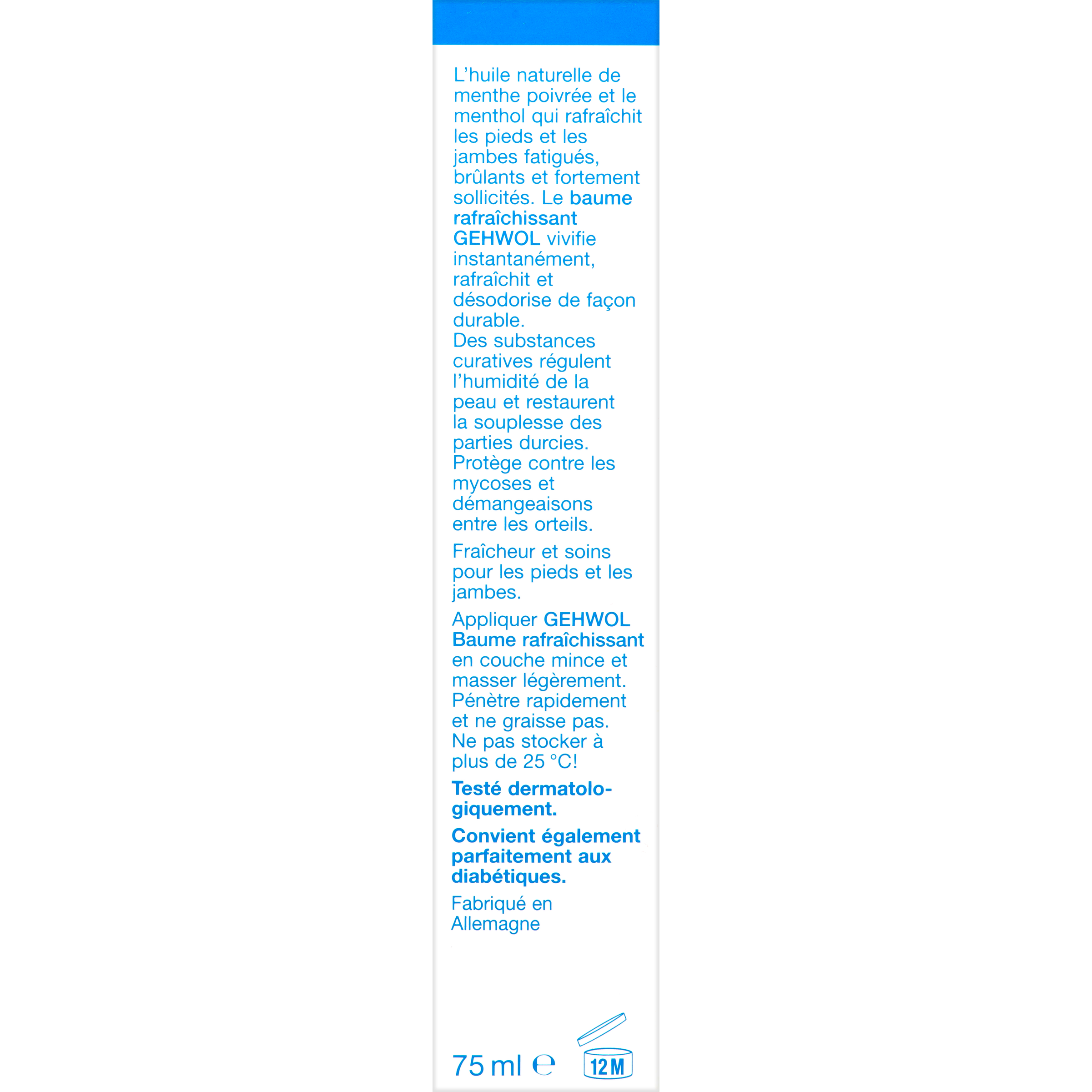 Gehwol Voetfris balsem 75 Milliliter