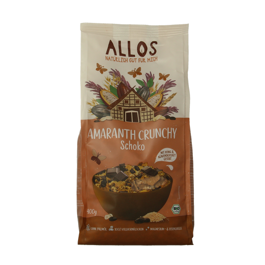 Allos Crunchy amarant chocolade bio 400.00 Gram