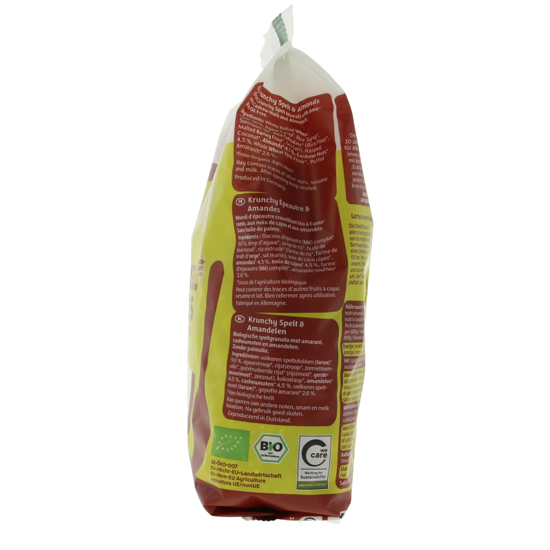 Barnhouse Krunchy amaranth spelt amandel bio 375 Gram