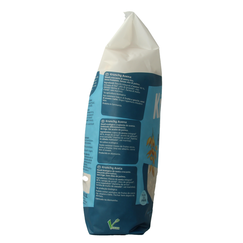 Barnhouse Krunchy pur haver zonder toegevoegde suikers bio  750 Gram