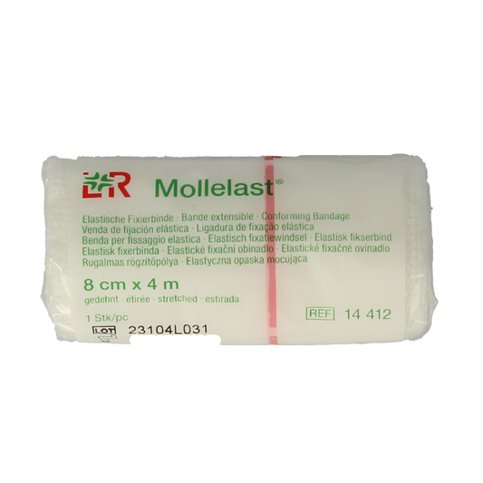 Mollelast elastic hydrofiel wound dressing bandage 4m x 8cm, sterile wound dressing for medical use