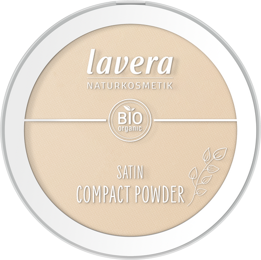 Lavera Satin compact powder medium 02 9.50 Gram