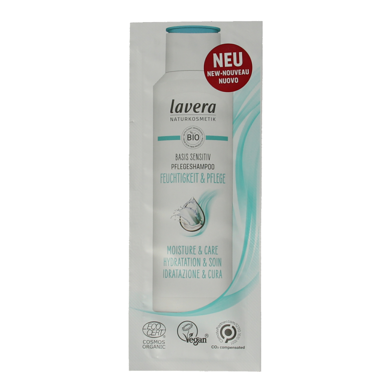 Lavera Basis Sensitive shampoo moisture & care sample 50 Stuks