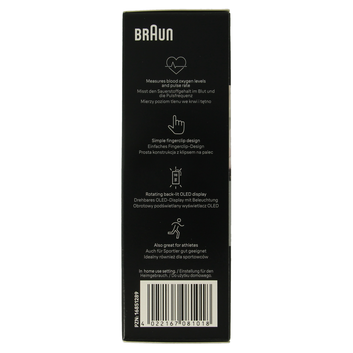 Braun Pulse oximeter 1.00 Stuks
