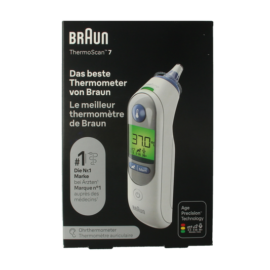 Braun ThermoScan 7 IRT 6520 thermometer in packaging