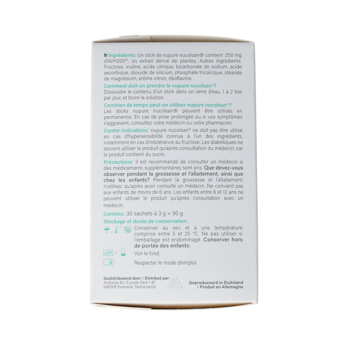 Nupure Nucolsan 30.00 Stuks