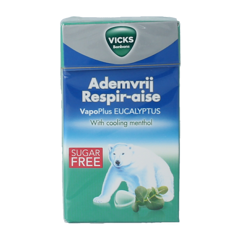 Vicks Ademvrij eucalyptus suikervrij 40 Gram