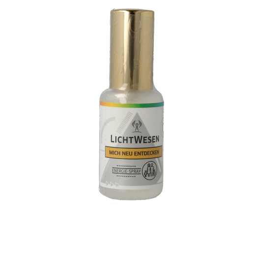 Lichtwesen Mezelf herontdekken energiespray in 30ml bottle, spiritual energiespray for self-discovery and spiritual well-being.